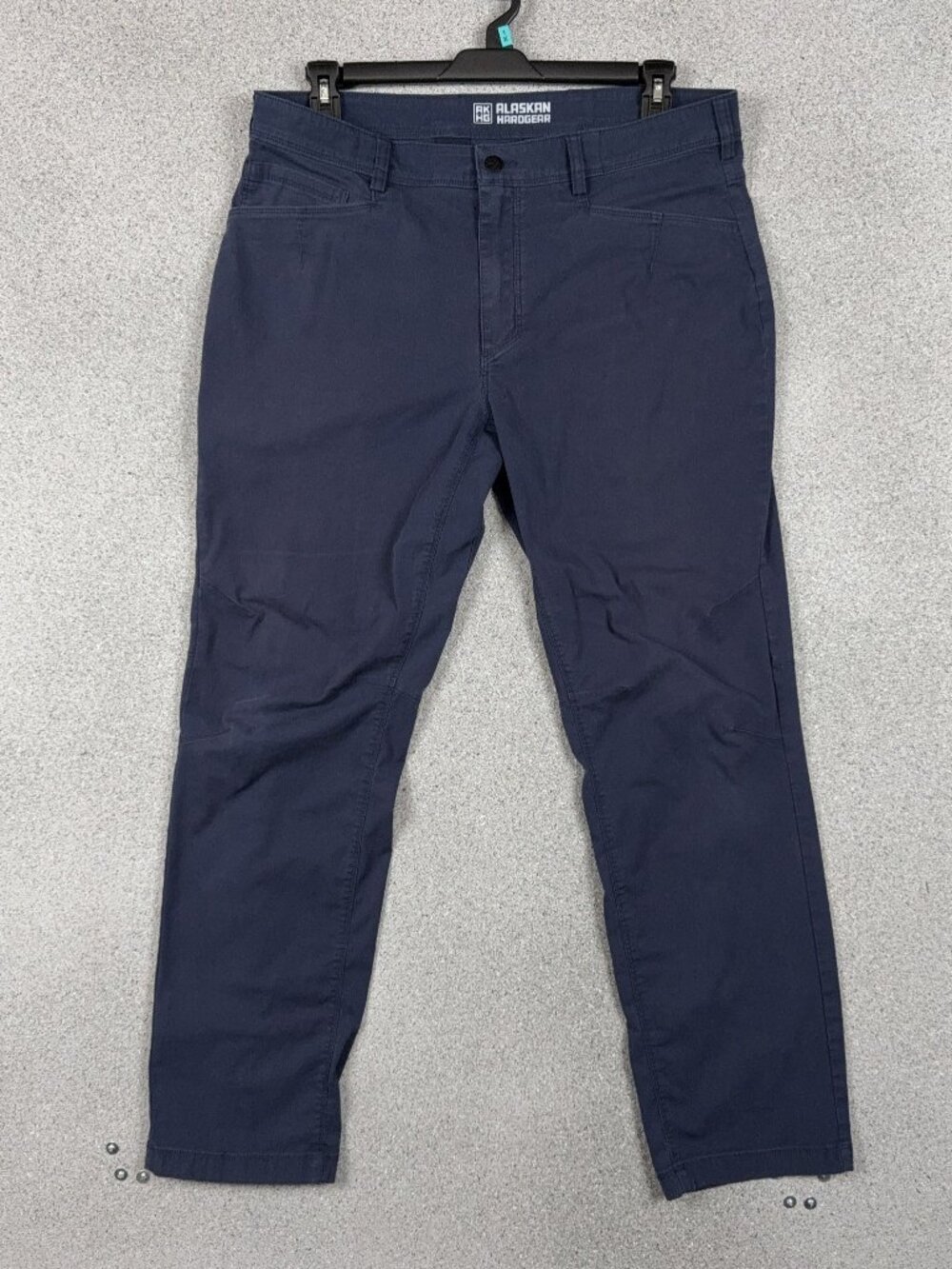 Duluth Trading AKHG Free Rein Men's Pants 36x32 Navy Work Hiking Outdoor 30479